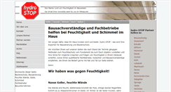 Desktop Screenshot of hydro-stop.de